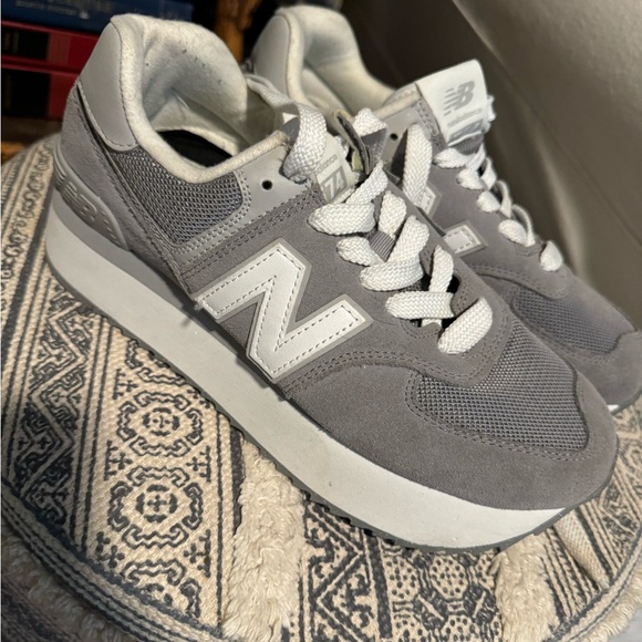 New balance 574 plus.  Grey.  Size 9. Only worn a handful of times. - Picture 5 of 6